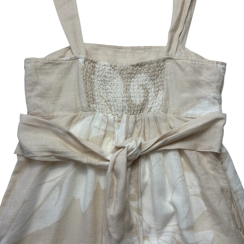NWT Anthropologie Pilcro Sleeveless Square-Neck Linen Blend Midi Dress M - Picture 7 of 16